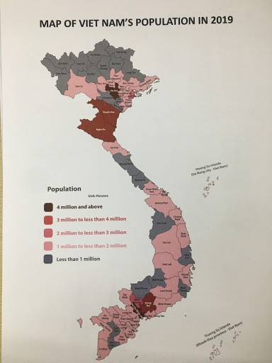 Vietnam Population Density 3643